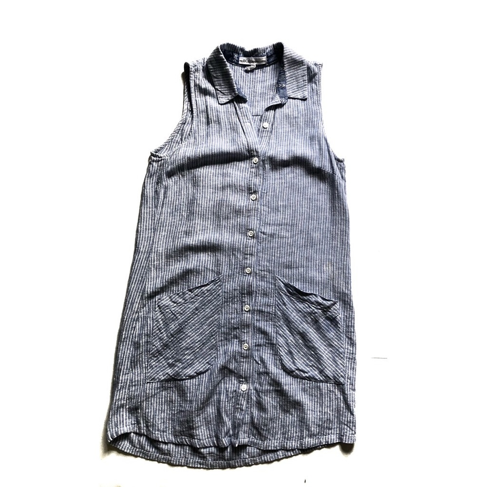 Bcbg generation small linen dress w/ front pocket